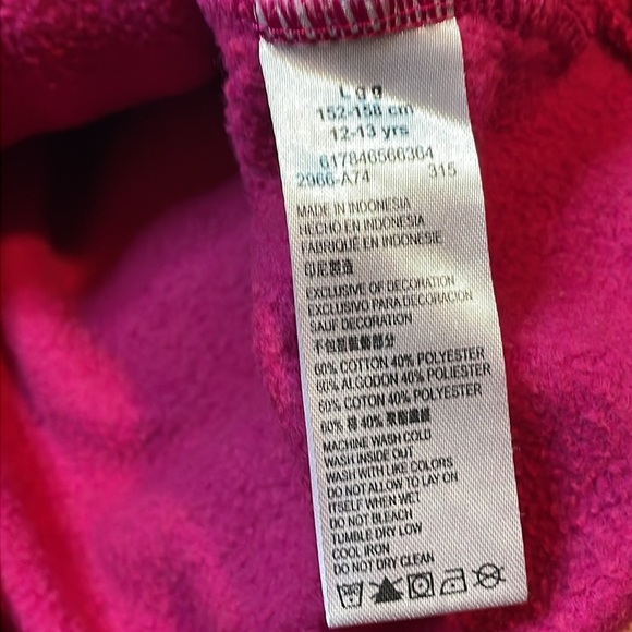 Air Jordan Youth Pink Crewneck Sweatshirt Size Large (12-13‎ years) - Picture 4 of 6